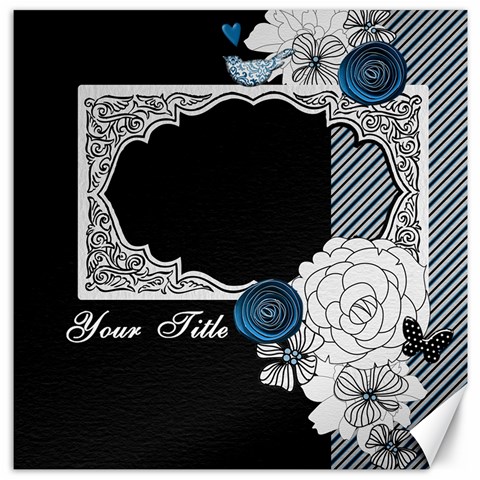 Flourished Frame Canvas Set By One Of A Kind Design Studio 11.4 x11.56  Canvas - 1