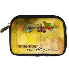 Remember our Happiness bag - Digital Camera Leather Case