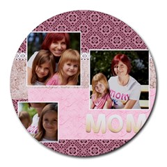 mothers day - Round Mousepad