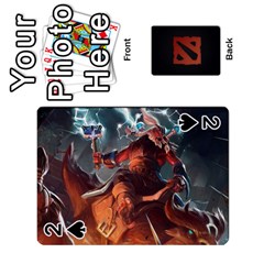 Dota Cards - Playing Cards 54 Designs (Rectangle)