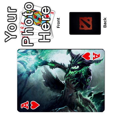 Ace Dota Cards By Tom Front - HeartA