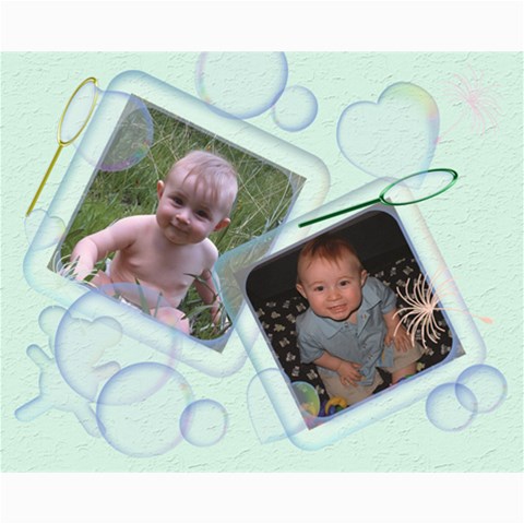 Bubbles Collage 8x10 By Chere s Creations 10 x8  Print - 4
