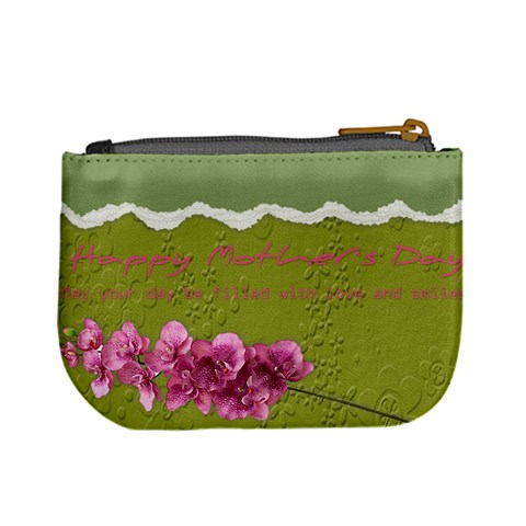 Happy Mother`s Day Mini Coin Purse By Zornitza Back