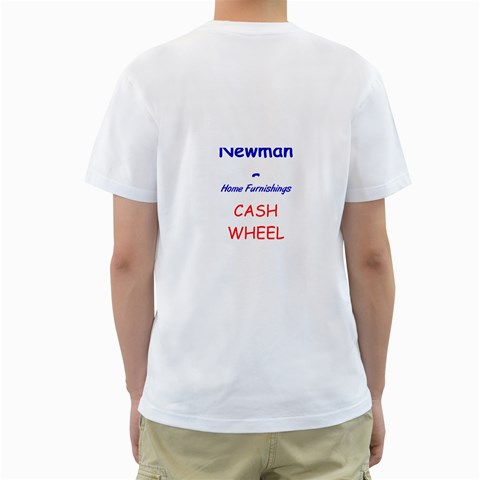 Newmans Tshirts Cash Wheel By Jan Sadler Back