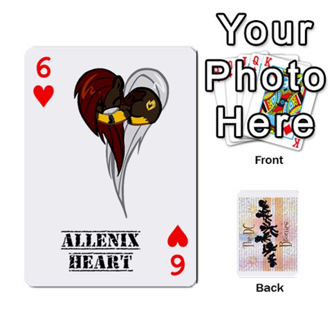 D C  Brony Oc Playing Cards By John H Rhodes Jr Front - Heart6