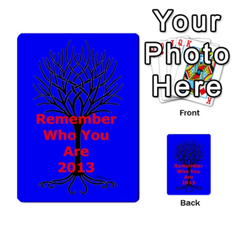 Ancestor Cards W/ Everyone By Darin Kerr Back
