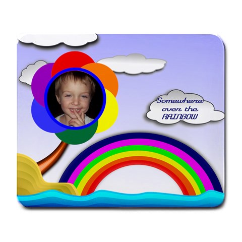 Over The Rainbow Large Mouse Pad By Joy Johns Front