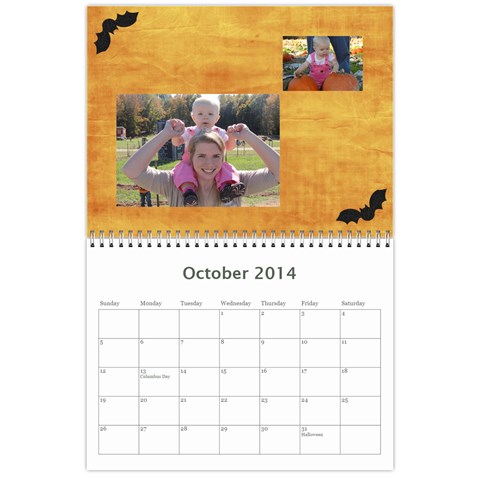 Family Calendar 2014 Updated By Meagan Oct 2014