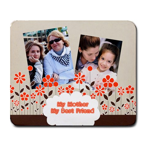 Mothers Day By Mom 9.25 x7.75  Mousepad - 1