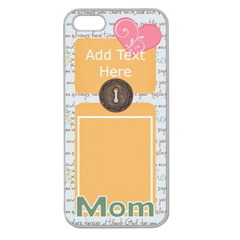 Dear Mom Iphone 5 Case By Bitsoscrap Front