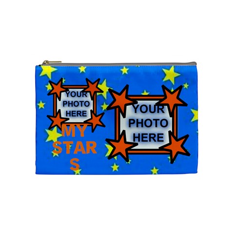 Medium Brag Cosmetic Bag By Joy Johns Front