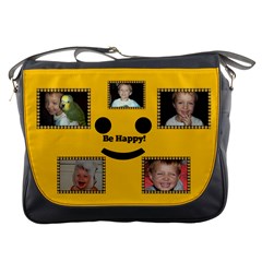 Be Happy messenger bag