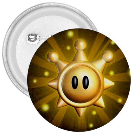 Sun Sprite Button By Brayden Peacock Front