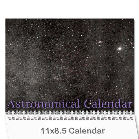 2014 Astronomical Events Calendar By Bg Boyd Photography (bgphoto) Cover