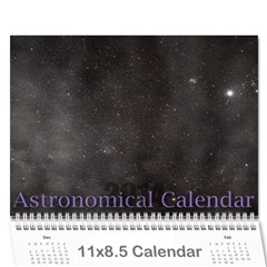 2014 Astronomical Events Calendar - Wall Calendar 11  x 8.5  (12-Months)