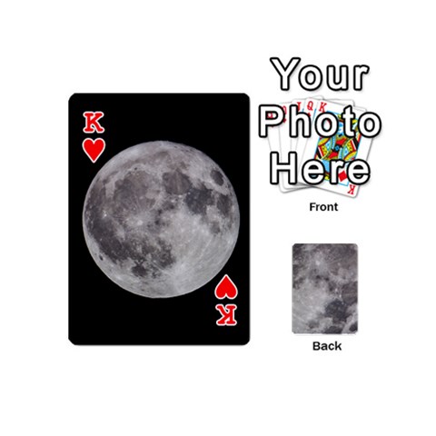 King Mini Moon Cards By Bg Boyd Photography (bgphoto) Front - HeartK