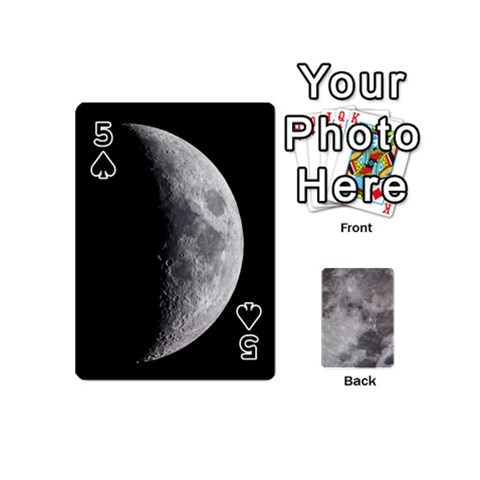 Mini Moon Cards By Bg Boyd Photography (bgphoto) Front - Spade5