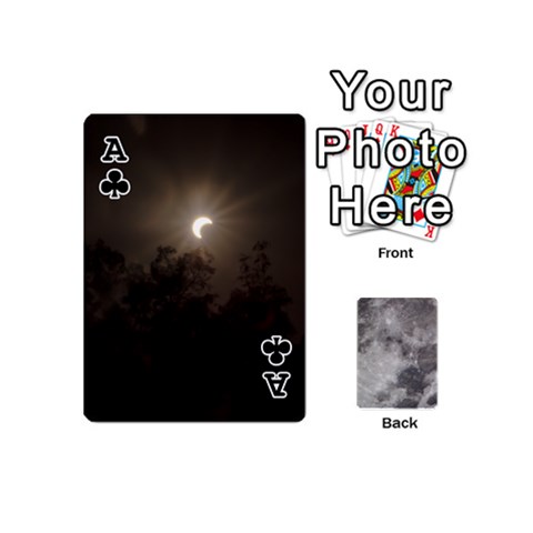 Ace Mini Moon Cards By Bg Boyd Photography (bgphoto) Front - ClubA