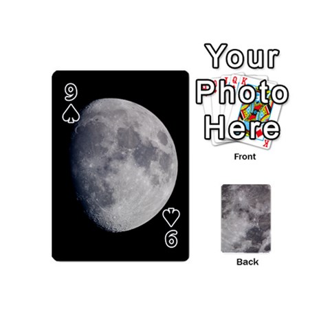 Mini Moon Cards By Bg Boyd Photography (bgphoto) Front - Spade9