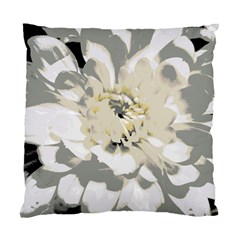 White Flower Pillow - Standard Cushion Case (One Side)