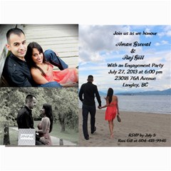 engagement - 5  x 7  Photo Cards