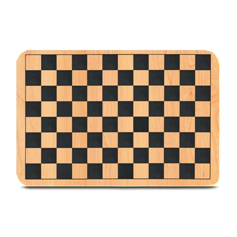 Courier Chess Board By Felis Concolor 18 x12  Plate Mat