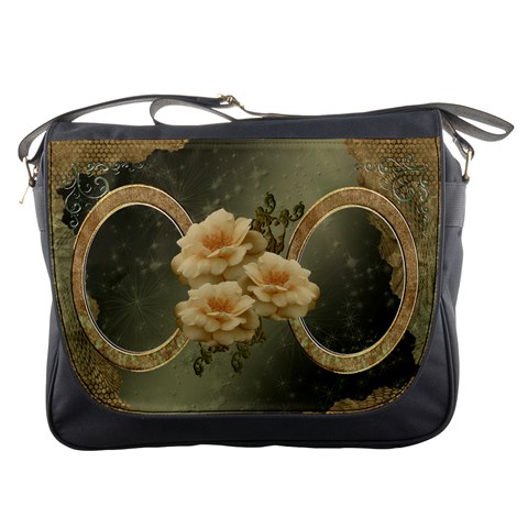 Neutral Rose Gold  Messenger Bag By Ellan Front