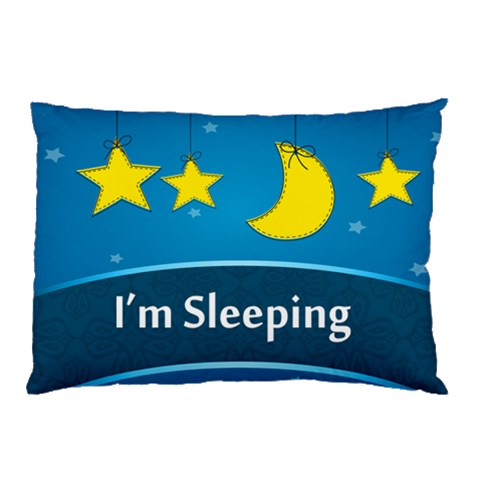 I m Sleeping By Divad Brown 26.62 x18.9  Pillow Case