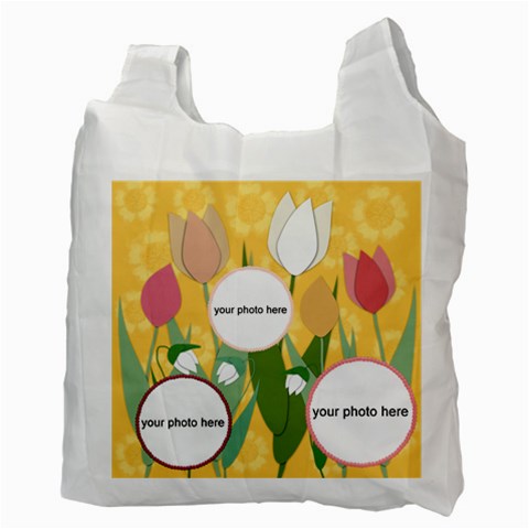 Flowers For Home Recycle Bag (2 Side) By Zornitza Back