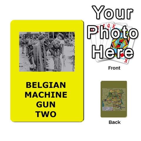 Tfl Bmaso Congo Deck Belgians, Un, And Simbas By Joe Collins Front - Heart10