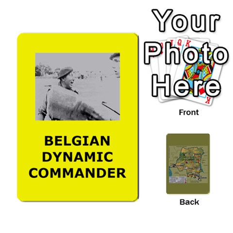 Tfl Bmaso Congo Deck Belgians, Un, And Simbas By Joe Collins Front - Diamond4