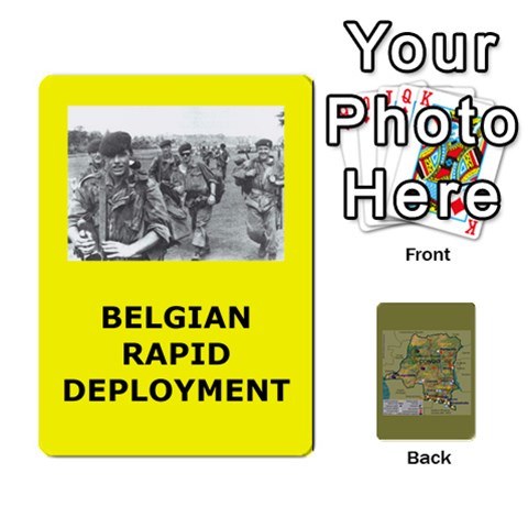 Tfl Bmaso Congo Deck Belgians, Un, And Simbas By Joe Collins Front - Diamond6