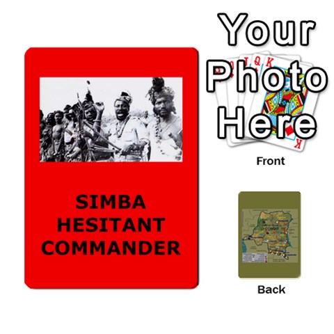 Queen Tfl Bmaso Congo Deck Belgians, Un, And Simbas By Joe Collins Front - ClubQ