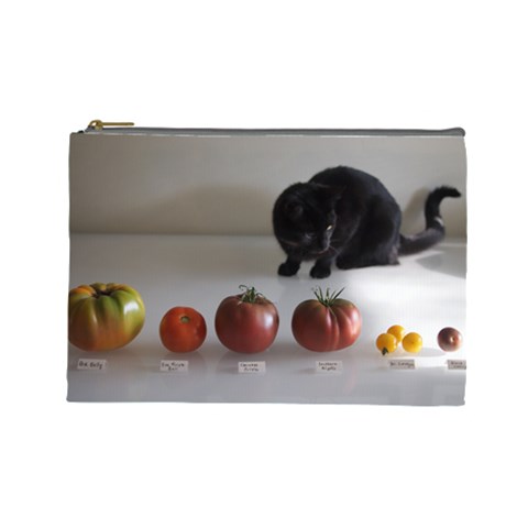 Luna Tomato L Cosmetic Bag By Joy Front