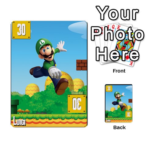 Super Mario Planning Poker Cards By Pek Front 49