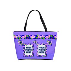 Lavender flower shoulder bag - Classic Shoulder Handbag