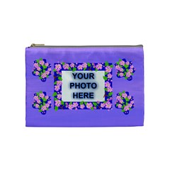 Lavender flower medium cosmetic bag (7 styles) - Cosmetic Bag (Medium)