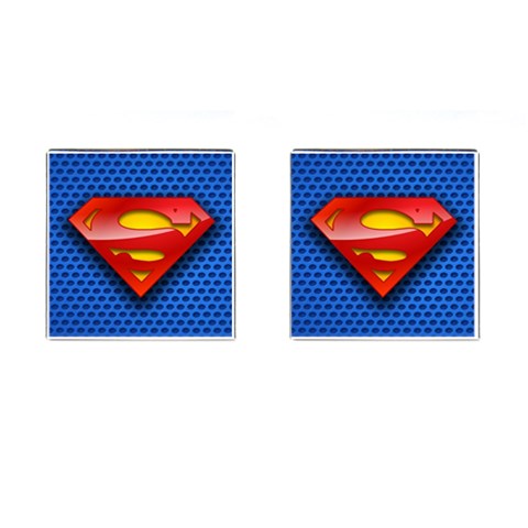 Superman Cufflinks By Nancy Front(Pair)