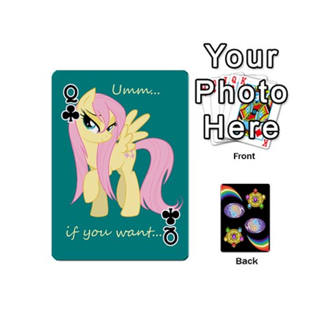 Queen Pony Cards 1 (with Pips) By Aaron Front - ClubQ