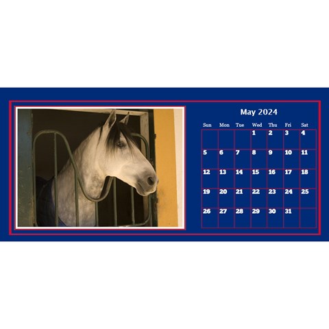 My Little Perfect Desktop Calendar 11x5 By Deborah May 2024