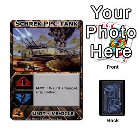 Battletech: Domination V2 1 Supply Cards By Scott Heise Front - Spade3