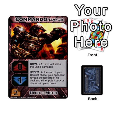 Battletech: Domination V2 1 Supply Cards By Scott Heise Front - Heart4