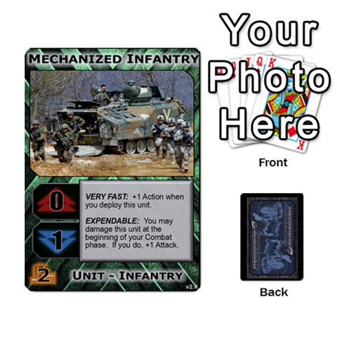 Battletech: Domination V2 1 Supply Cards By Scott Heise Front - Heart8