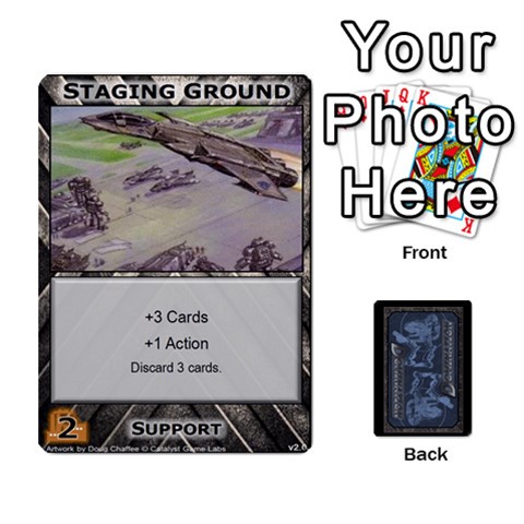 Ace Battletech: Domination V2 1 Supply Cards By Scott Heise Front - HeartA
