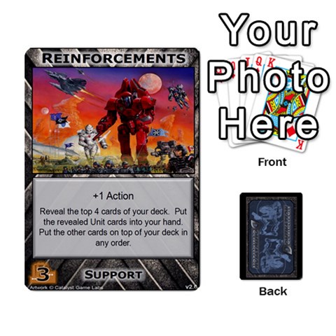 Battletech: Domination V2 1 Supply Cards By Scott Heise Front - Diamond4