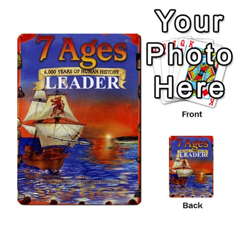 7 Ages Card Deck By Steve Fowler Back 1