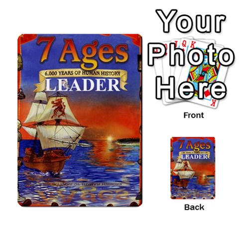 7 Ages Card Deck By Steve Fowler Back 7