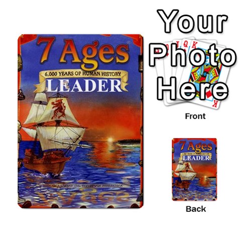 7 Ages Card Deck By Steve Fowler Back 8