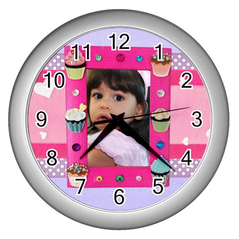 Cupcake Frame Clock By Ivelyn Front