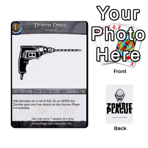 Ace Zombie Plague Card Compilation By Michael Front - ClubA